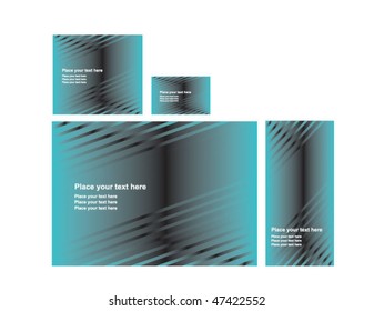 Abstract vector background set