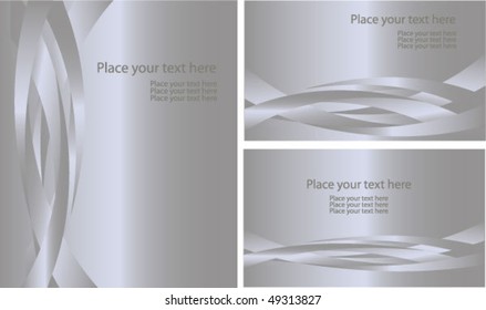 abstract vector background set