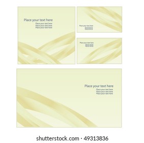 abstract vector background set