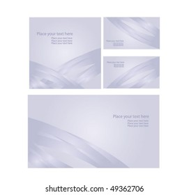abstract vector background set