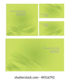 Abstract vector background set