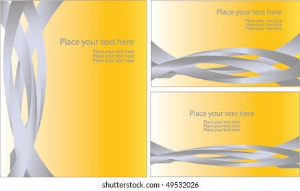 abstract vector background set