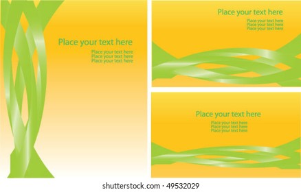 abstract vector background set
