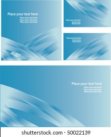  Abstract vector background set