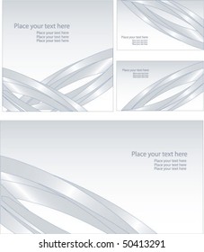 Abstract vector background set