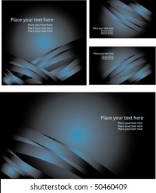 Abstract vector background set