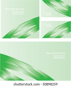 Abstract vector background set