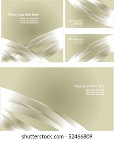 abstract vector background set