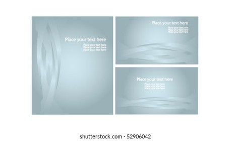 abstract vector background set