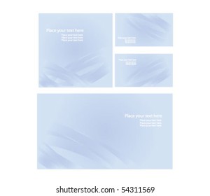 abstract vector background set
