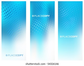 abstract vector background set