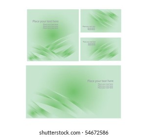 abstract vector background set