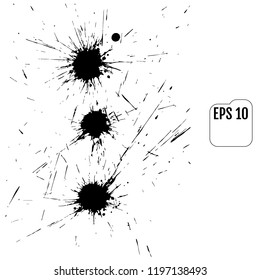 Abstract vector background set for design use.