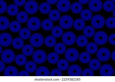 Abstract vector background with a set of gears in motion of different sizes. The concept of organization and joint work for success