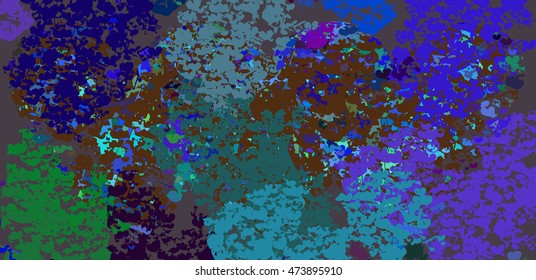 Abstract vector background with shades of green and purple
