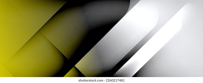 Abstract vector background. Shadow lines and lights with round elements and circles composition. Vector Illustration For Wallpaper, Banner, Background, Card, Book Illustration, landing page