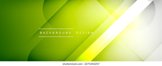 Abstract vector background. Shadow lines and lights with round elements and circles composition. Vector Illustration For Wallpaper, Banner, Background, Card, Book Illustration, landing page