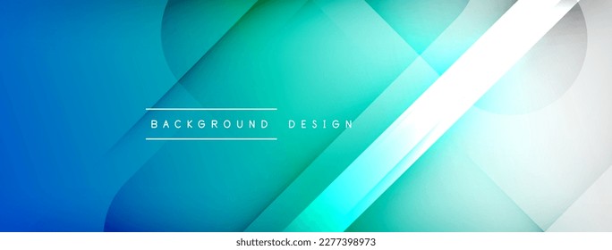 Abstract vector background. Shadow lines and lights with round elements and circles composition. Vector Illustration For Wallpaper, Banner, Background, Card, Book Illustration, landing page