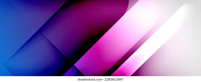 Abstract vector background. Shadow lines and lights with round elements and circles composition. Vector Illustration For Wallpaper, Banner, Background, Card, Book Illustration, landing page
