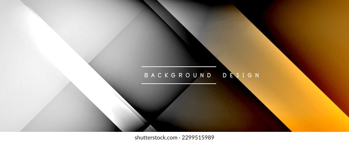 Abstract vector background. Shadow lines and lights with round elements and circles composition. Vector Illustration For Wallpaper, Banner, Background, Card, Book Illustration, landing page