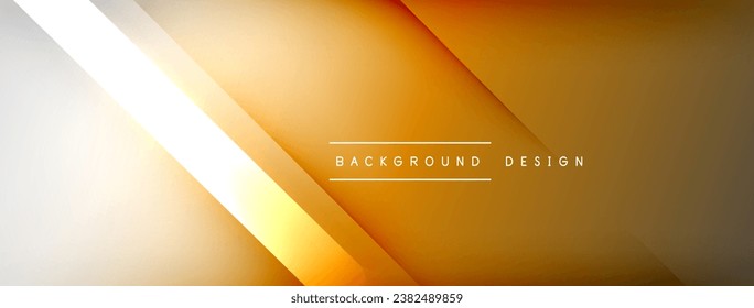 Abstract vector background. Shadow lines and lights with round elements and circles composition. Vector Illustration For Wallpaper, Banner, Background, Card, Book Illustration, landing page