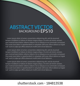 Abstract vector background and shadow for modern web design eps10