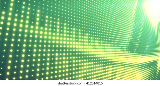 Abstract vector background with shining neon lights. Neon sign with abstract image in perspective. Glowing particles. Elegant modern background for business presentations. 