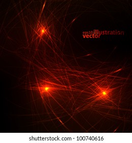 Abstract vector background, shiny space, futuristic illustration eps10