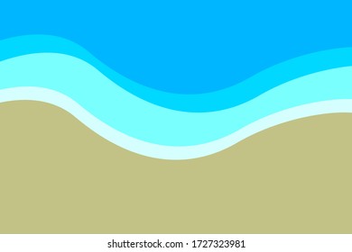 abstract vector background similar to beach waves