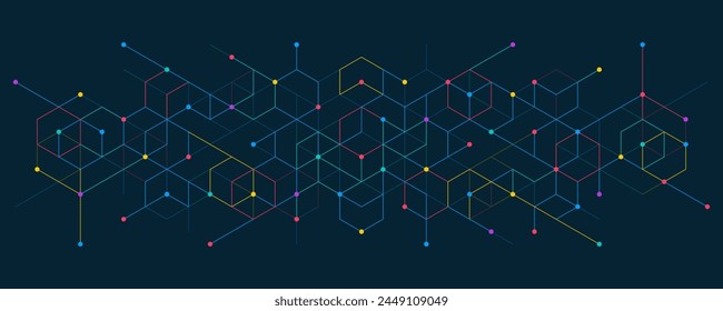 Fondo de Vector Abstractas con figuras geométricas simples y puntos. Elemento de Diseño gráfico y patrón de forma poligonal