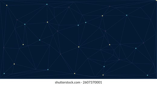 Abstract vector background with simple geometric figures and dots. Graphic design element and polygonal shape pattern