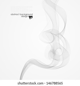 Abstract vector background. Smoke.