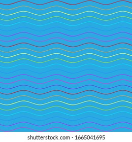 Abstract vector background with smooth color wave.