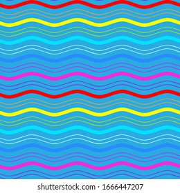 Abstract vector background with smooth color wave.