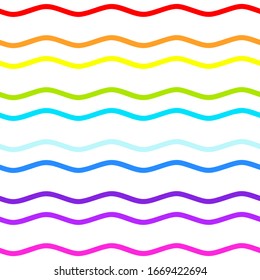 Abstract vector background with smooth color wave.