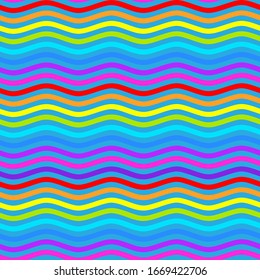 Abstract vector background with smooth color wave.