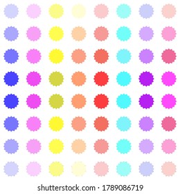Abstract vector background with smooth color circles.