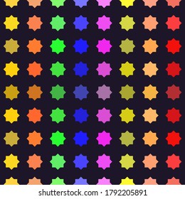 Abstract vector background with smooth color circles.