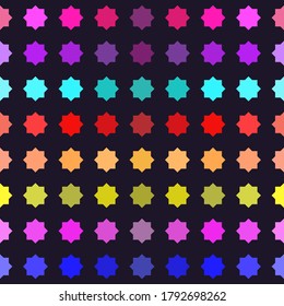 Abstract vector background with smooth color circles.