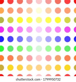 Resumen de fondo vectorial con círculos de color liso.