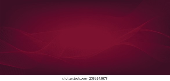Abstract vector background with smooth color wave. Smoke wavy lines. Vector purple waves background