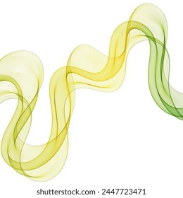 Fondo de Vector Abstractas con onda de color suave. líneas onduladas de Smoke. eps 10