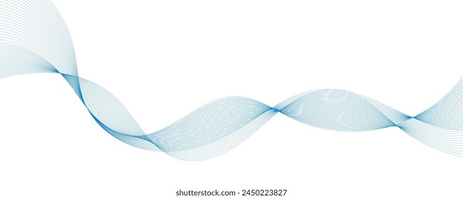 Fondo de Vector Abstractas con onda de color suave. Líneas onduladas de Smoke. Vector de fondo de ondas azules