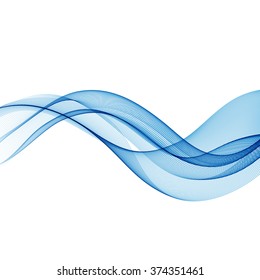 Abstract vector background, smooth waved lines for brochure, website, flyer design.  illustration eps10