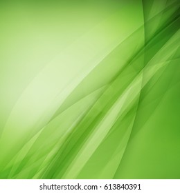 Abstract vector background. Soft blurred green background for wallpaper, flyer, poster, banner templates