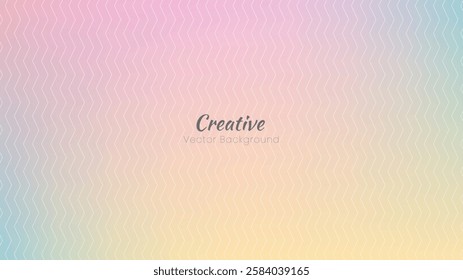 Abstract Vector Background in Soft Pastel Colors