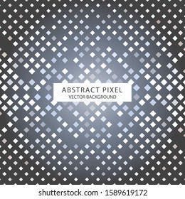 Abstract vector background with space for your text. Gray pixel style.