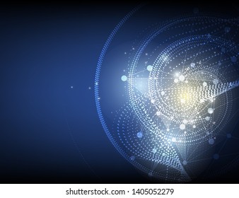 abstract vector background spiral concept.