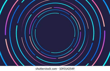Abstract vector background, spiral line	