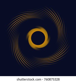  Abstract vector background, spiral line
